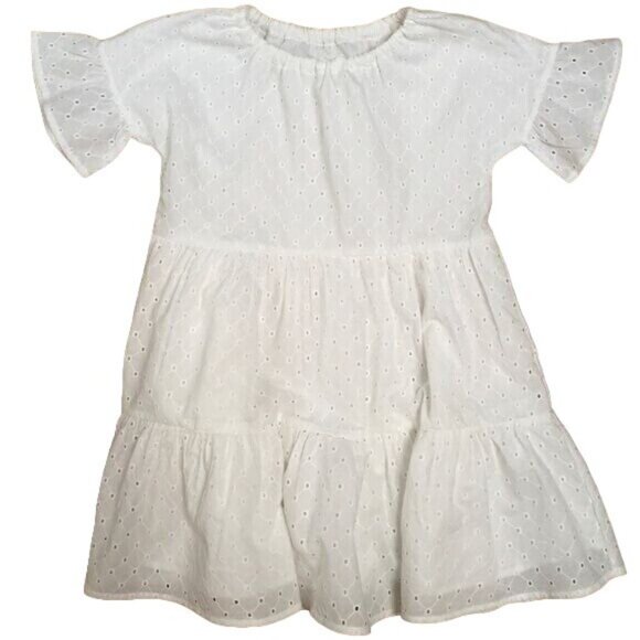 GymboreeWhite /Ivory Eyelet Girl'sDress, Size 14
